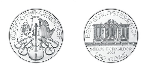 2023 1 oz Silver Austrian Philharmonic