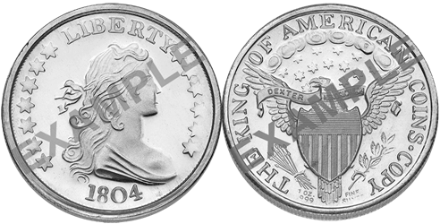 1 oz Silver Generic Round